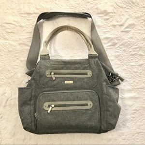 Gray Diaper Bag
